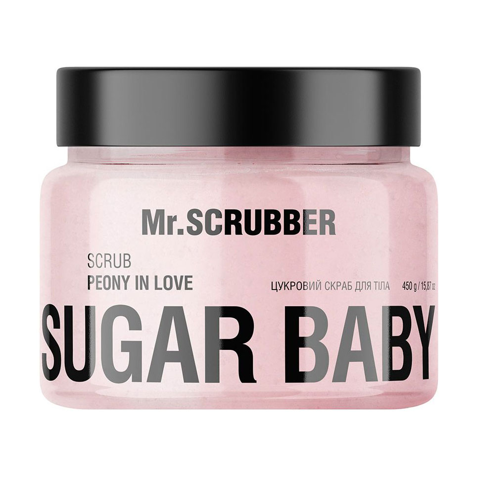 Цукровий скраб для тіла Mr.Scrubber Sugar Baby Peony in Love Scrub, 450 г