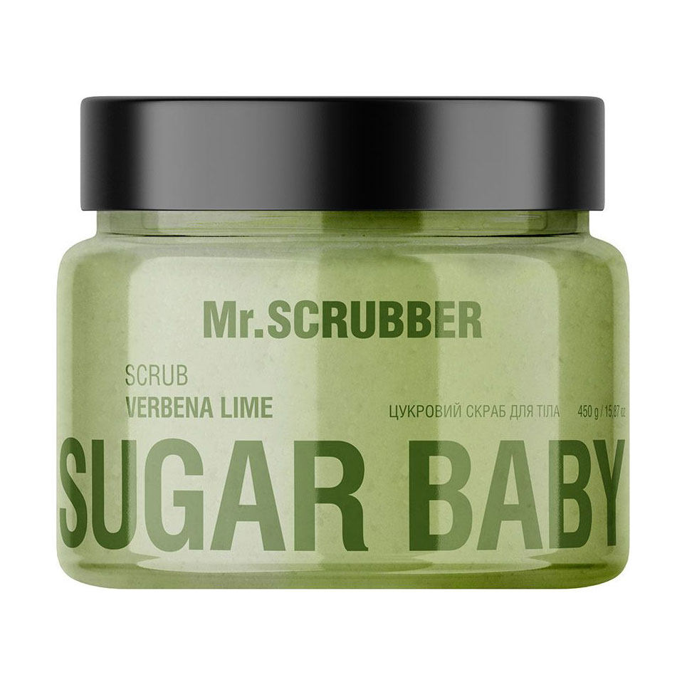 Цукровий скраб для тіла Mr.Scrubber Sugar Baby Verbena Lime Scrub, 450 г